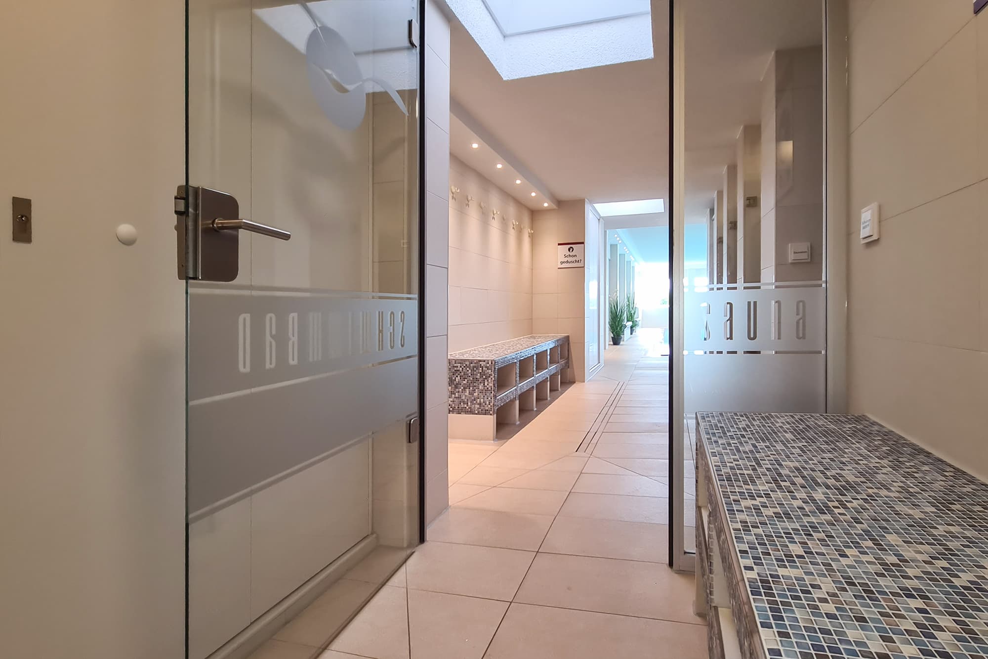 Sauna im Terrassenhaus